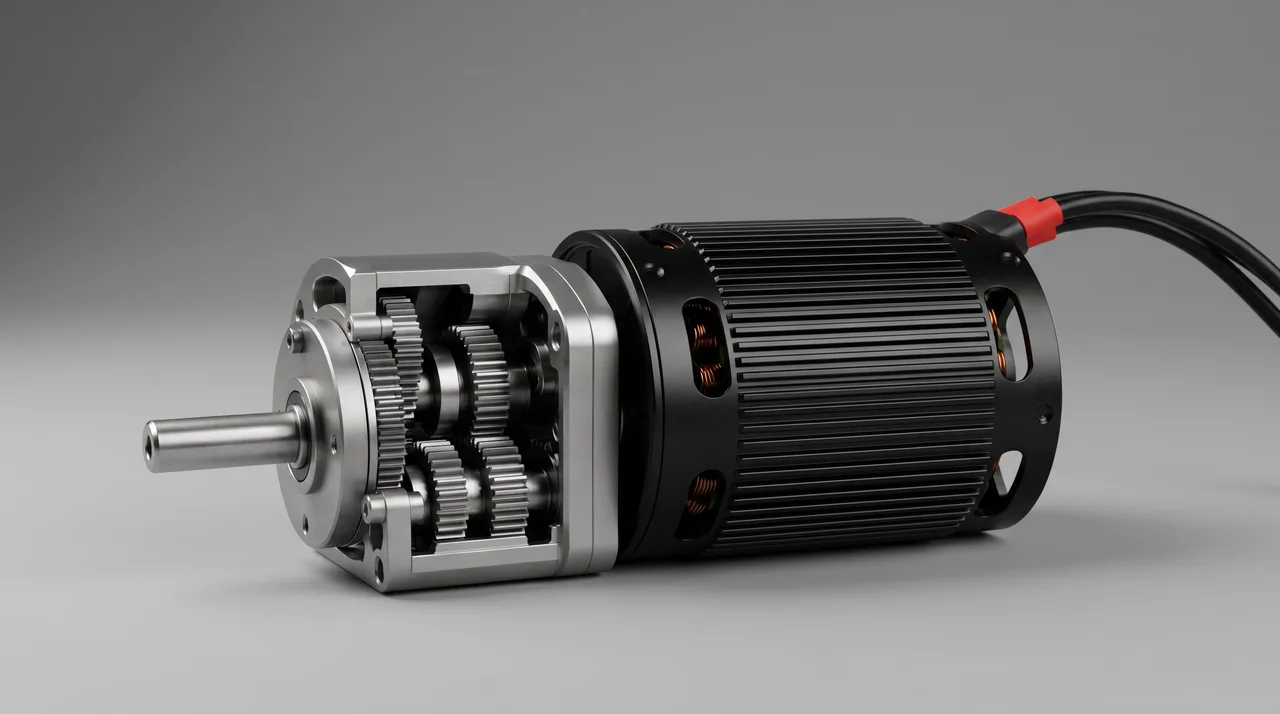 Custom BLDC electric motor for UAV and VTOL propulsion
