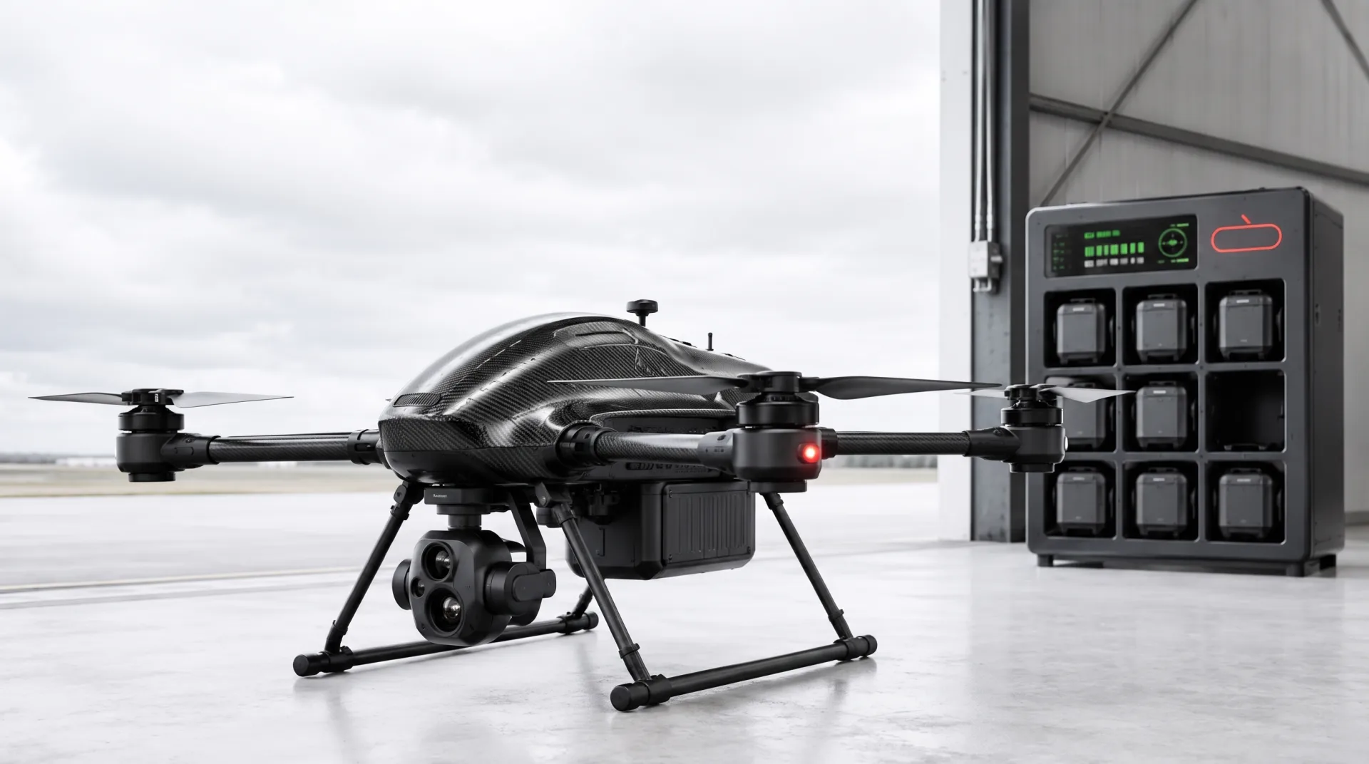 UAV with electric propulsion for unmanned systems